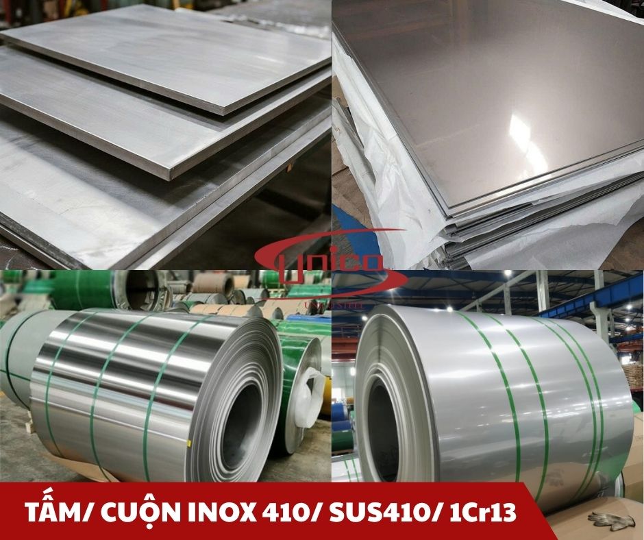 Tấm, cuộn inox 410/ Thép không gỉ 410 - Unico Steel